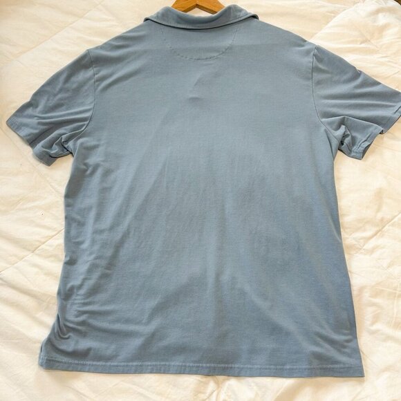NWOT Alesbury Blue Performance Polo Shirt Quick Dry Moisture Wicking Men’s Large - Picture 3 of 4